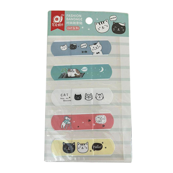 چسب زخم فانتزی مدل گربه بسته 5 عددی