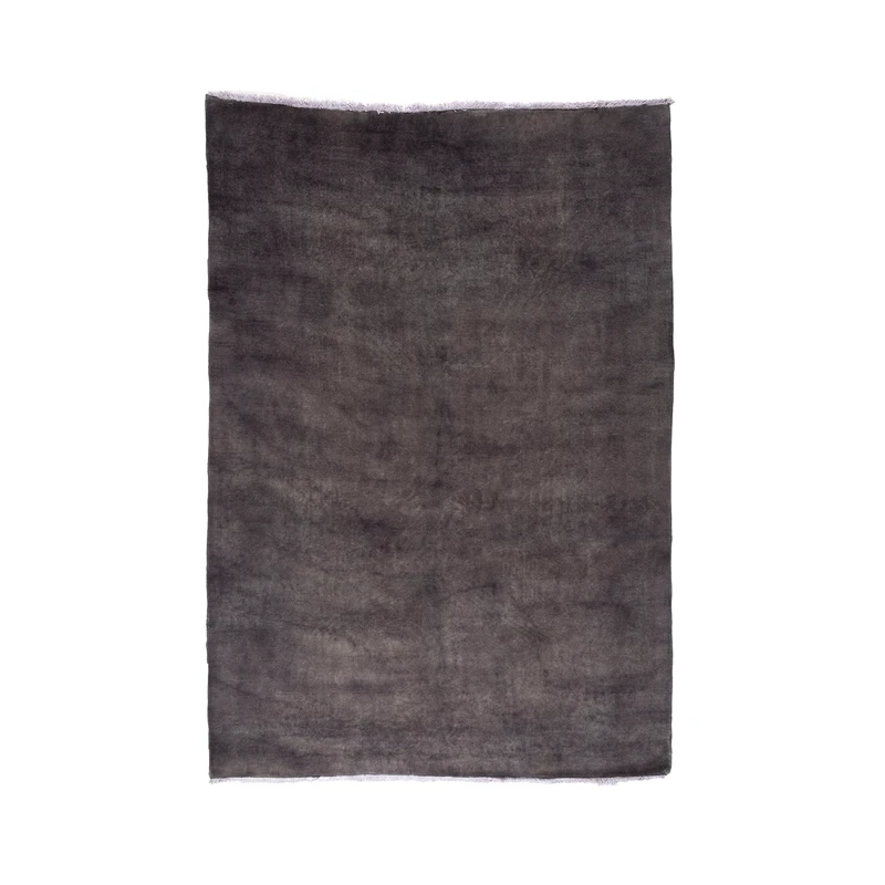 فرش دستبافت پنج و نیم متری رُست مدل هریز زمینه قهوه ای