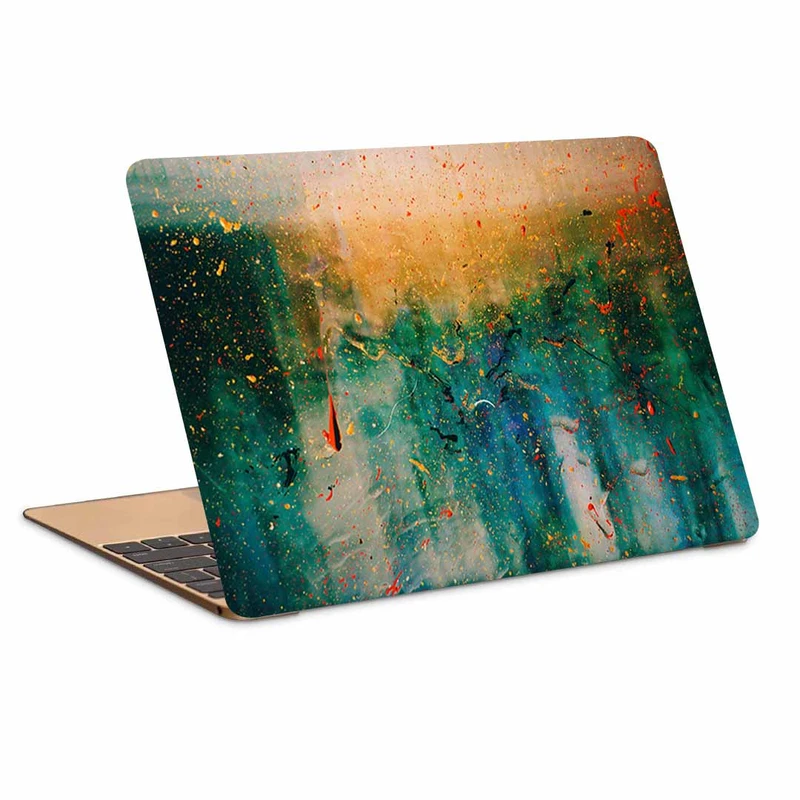 استیکر لپ تاپ طرح glass spots paintکد N-276مناسب برای لپ تاپ 15.6 اینچ