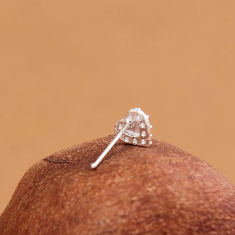 پیرسینگ نقره زنانه مدل فانتزی کد GZN_280