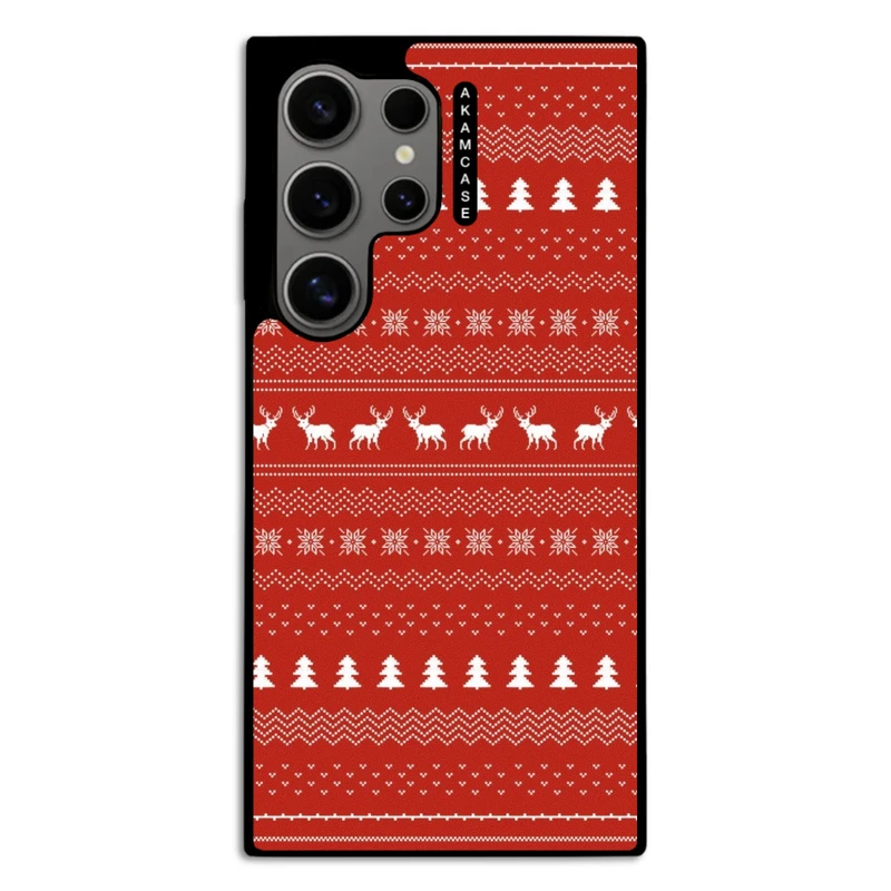 کاور آکام مدل AMC-WSGS24U-CHRISTMAS-14 مناسب برای گوشی موبایل سامسونگ Galaxy S24 Ultra