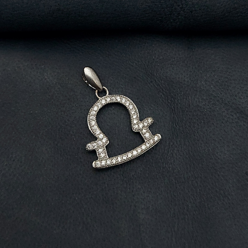 آویز گردنبند نقره زنانه مدل VM8694