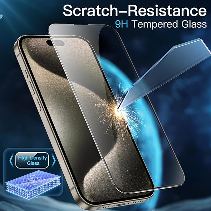 محافظ صفحه نمایش آتوچبو مدل Shiny مناسب برای گوشی موبایل اپل iPhone 15 Pro Max