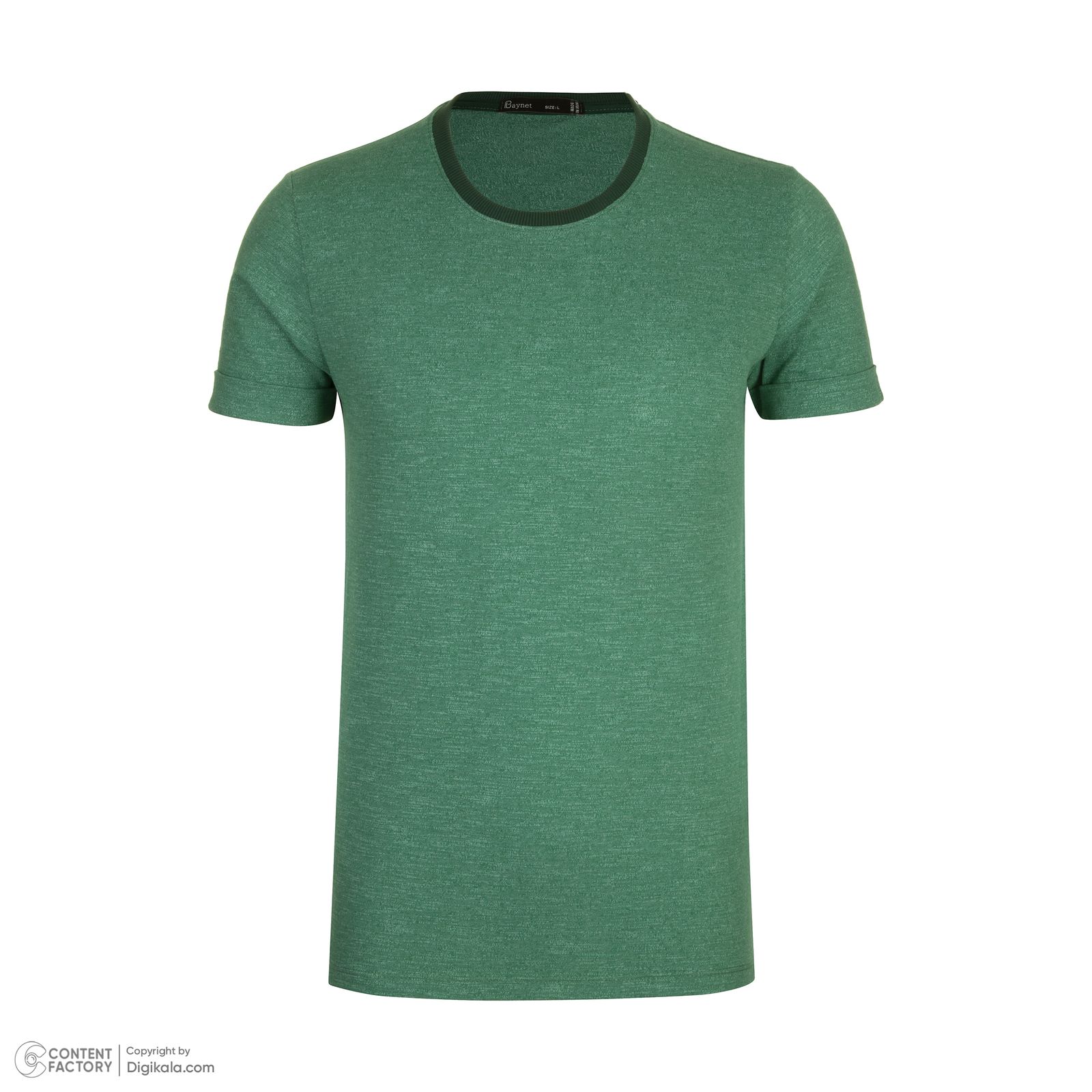 تی شرت آستین کوتاه مردانه باینت مدل 757-3 رنگ سبز -  - 2