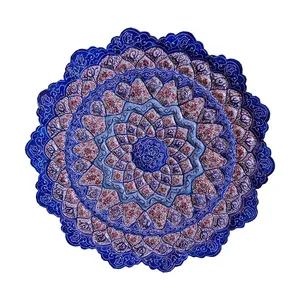 بشقاب میناکاری مدل اصفهان کد 001