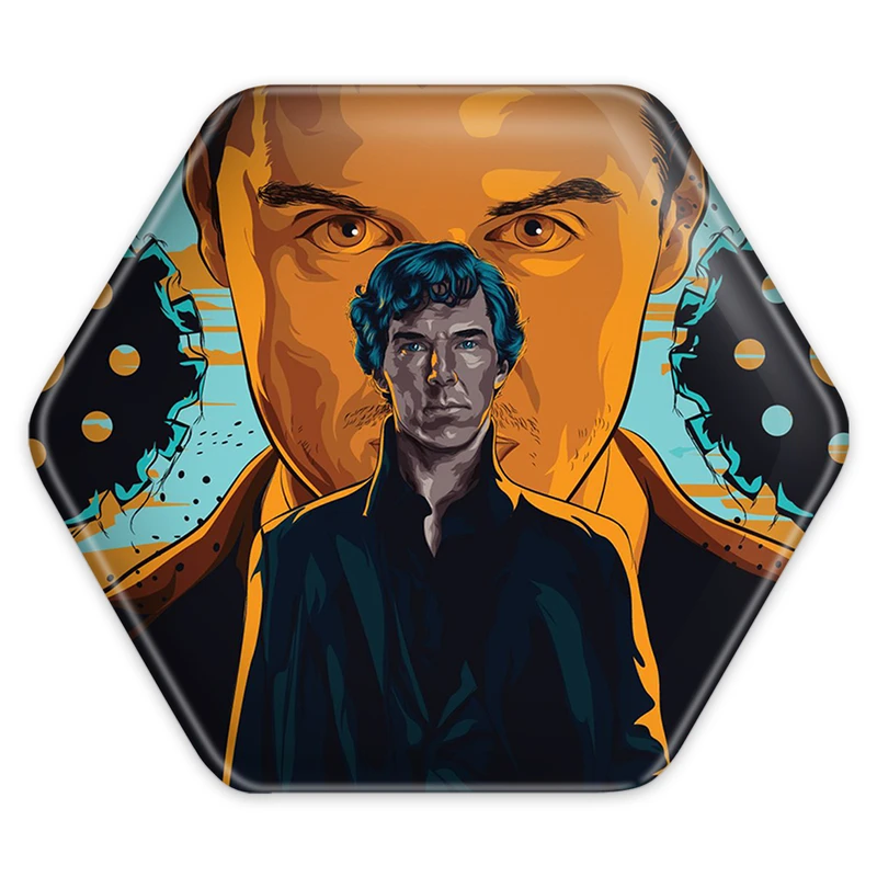 پیکسل خندالو طرح شرلوک هولمز مدل شش ضلعی کد 10164