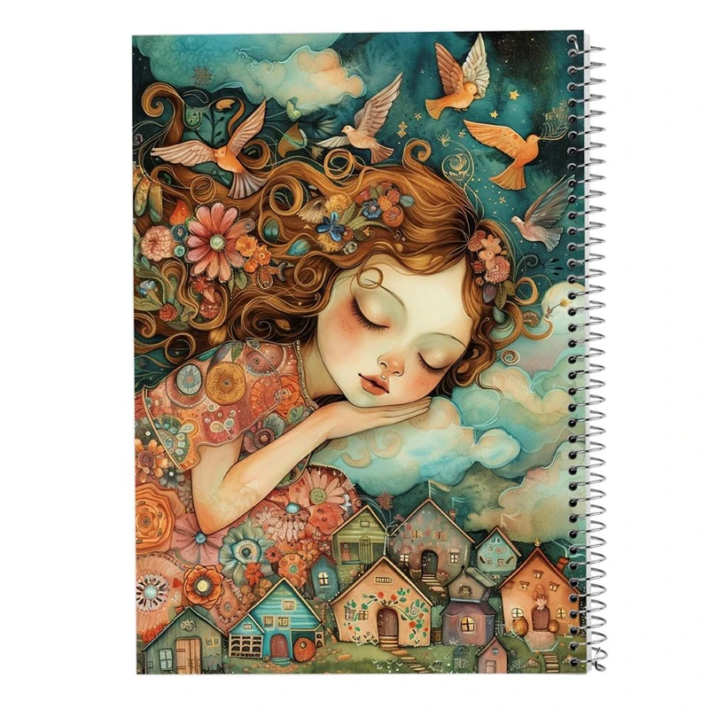 دفتر لیست خرید 50 برگ مدوپد مدل دخترانه کد DF15844