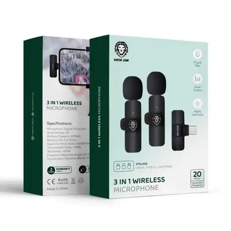 میکروفن یقه ای گرین لاین مدل DualMic