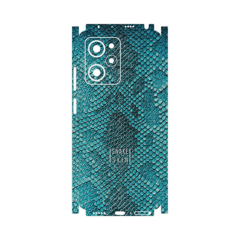 برچسب پوششی ماهوت مدل Blue Snake Skin-FullSkin مناسب برای گوشی موبایل شیائومی Poco X5 Pro