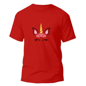 تی شرت آستین کوتاه دخترانه مدل Unicorn کد 003