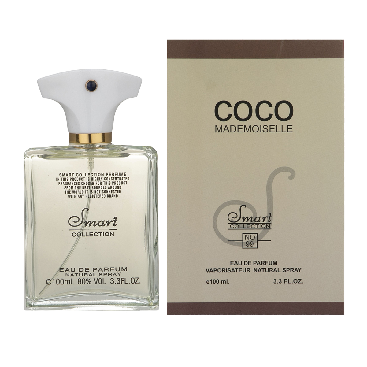ادو پرفیوم زنانه اسمارت کالکشن مدل Coco Mademoiselle حجم 100 میلی لیتر 