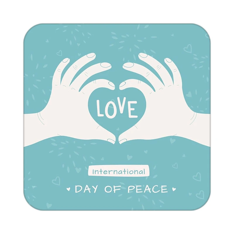 زیر لیوانی کاکتی طرح عاشقانه مدل mp37869