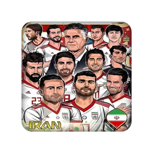 زیر لیوانی طرح فوتبالیست کد 1128