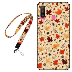 Megafone Fall 0017 Cover For Samsung Galaxy A60 / M40 Mobile Neckband