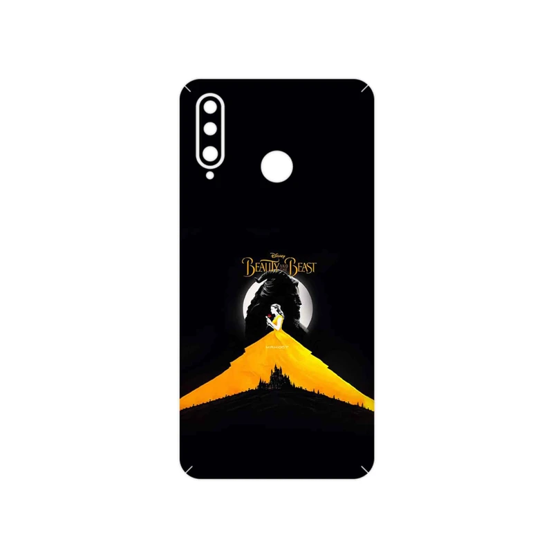 برچسب پوششی ماهوت مدل Beauty and the Beast مناسب برای گوشی موبایل هوآوی P30 Lite (24 MP Camera)