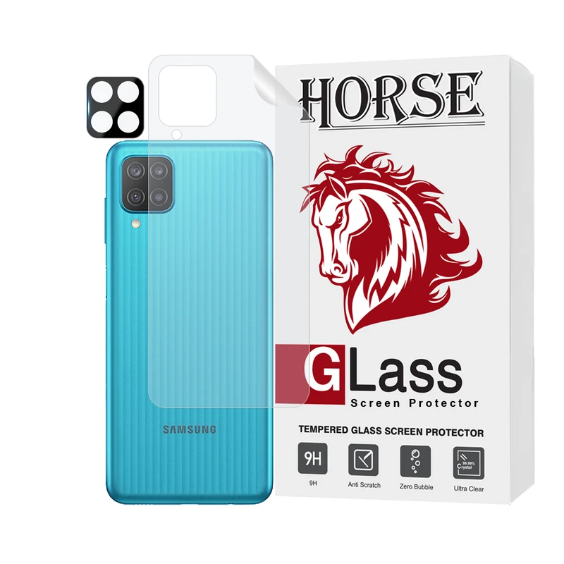 محافظ پشت گوشی هورس مدل MTBFULH مناسب برای گوشی موبایل سامسونگ Galaxy M12 به همراه محافظ لنز