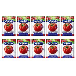 نقد و بررسی کنسرو رب گوجه فرنگی شامینه - 70 گرم بسته 10 عددی توسط خریداران