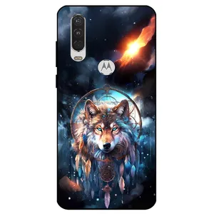 Megafone Wolf and Dream Catcher 8005 Cover For Motorola Moto One Action