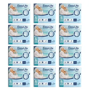 پوشینه بزرگسال ایزی لایف کد 01 سایز بزرگ مجموعه 12 عددی