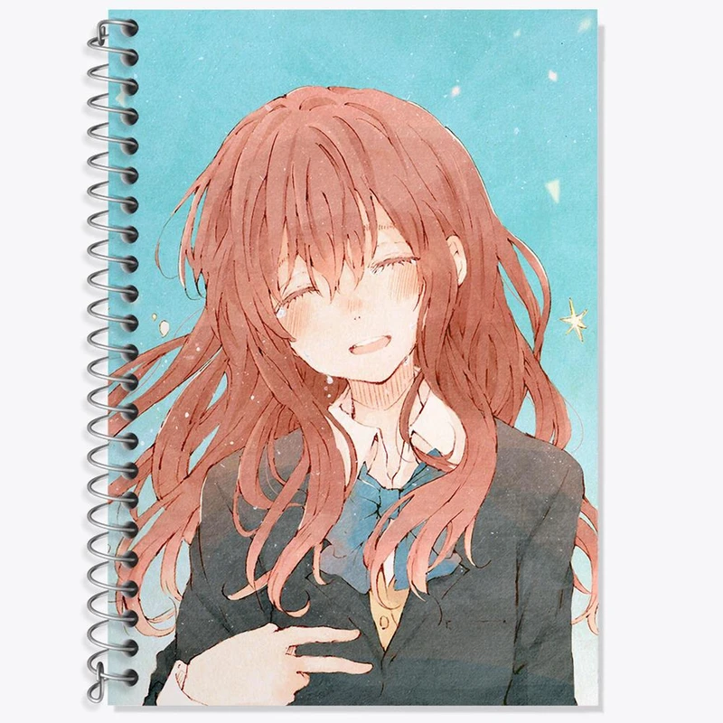 دفتر لغت 50 برگ خندالو مدل شوکو نیشیمیا انیمه سایلنت ویس A Silent Voice کد 15773