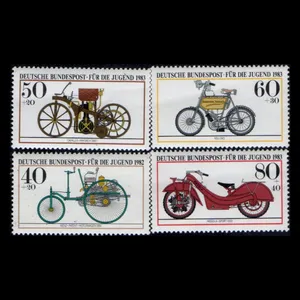 تمبر یادگاری مدل خارجی مجموعه 4 عددی