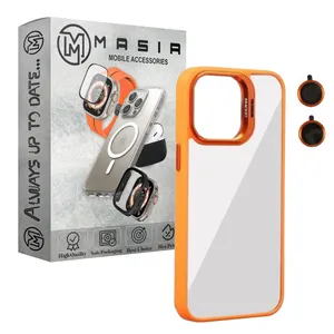 Masir Bracket Stand Cover with lens protector suitable for Apple Iphone 14