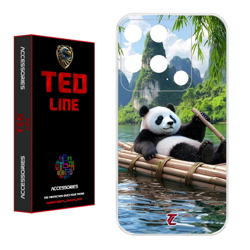 کاور تدلاین طرح پاندا کد 1162 مناسب برای گوشی موبایل شیائومی Redmi 10C / Poco C40