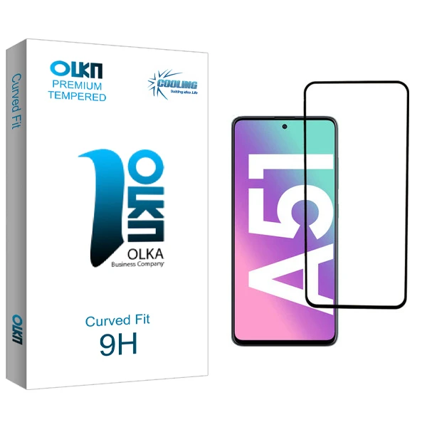 محافظ صفحه نمایش کولینگ مدل Olka glass مناسب برای گوشی موبایل سامسونگ Galaxy A51