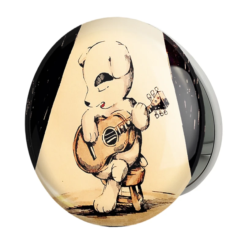 آینه جیبی خندالو طرح بازی انیمال کراسینگ (Animal Crossing) مدل تاشو کد 32642