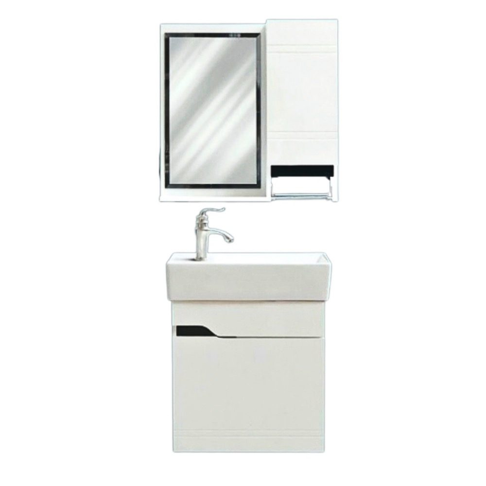 ست کابینت و روشویی بی اس سی مدل آنیتا کد 10711 به همراه آینه