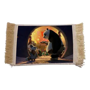 فرش ماشینی دیوارکوب مدل پاندا کونگ فو کار کد 36