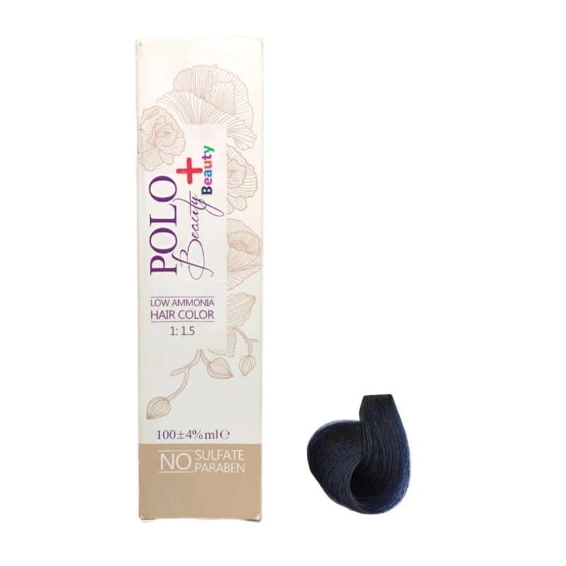 رنگ مو پلو بیوتی شماره Bl.01 مدل پلاس بیوتی حجم 100 میلی لیتر رنگ ابی