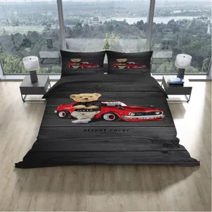 سرویس خواب مدل تدی با ماشین یک نفره و چهار تکه