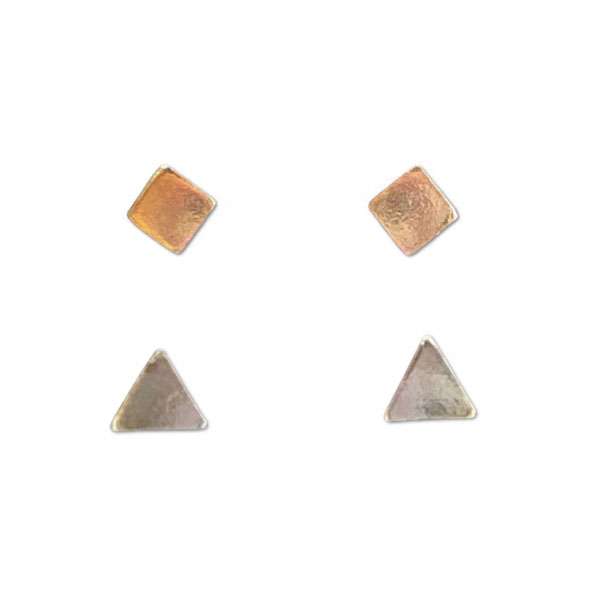 گوشواره نقره زنانه آی ام مدل Modern  بسته دو عددی