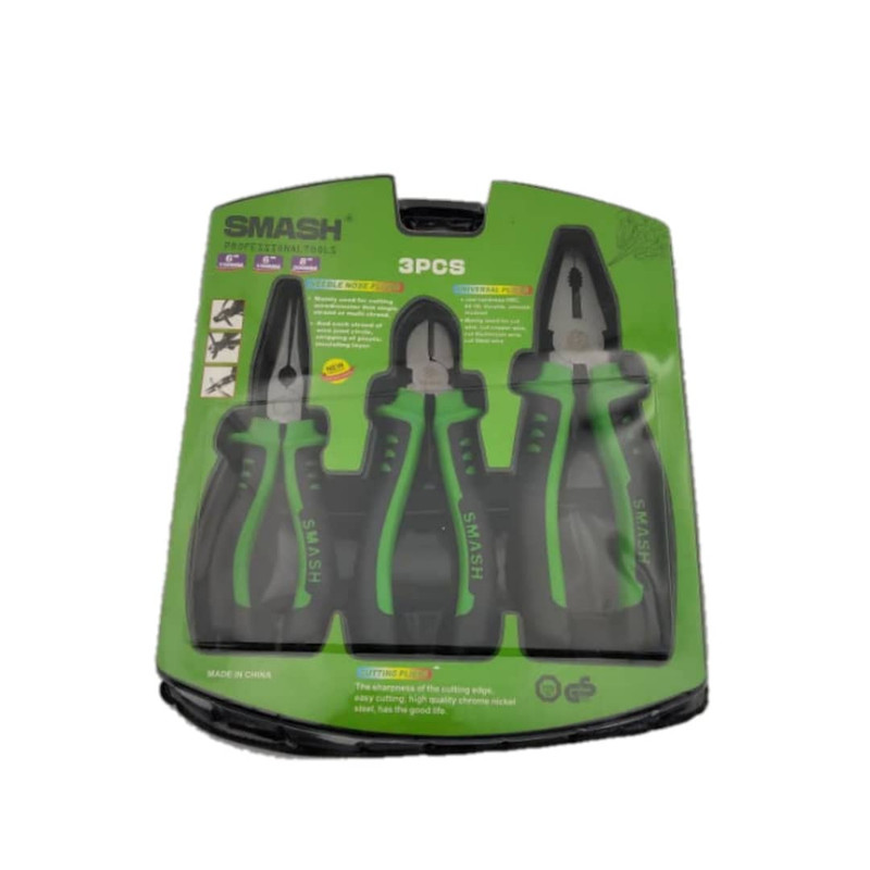 مجموعه 3 عددی انبر اسماش مدل S3 مجموعه 3 عددی انبر اسماش مدل S3