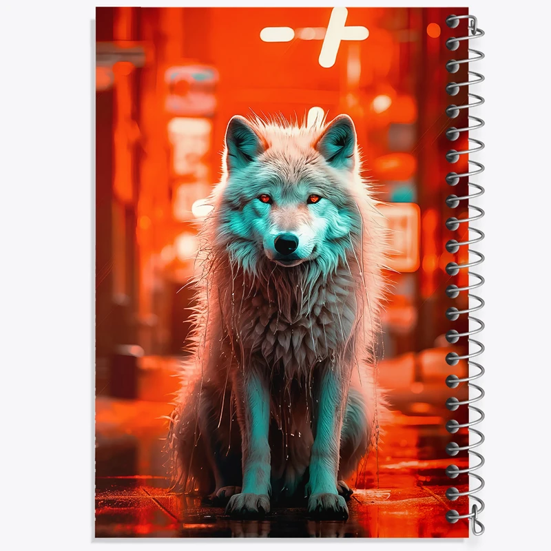 دفتر نقاشی 50 برگ خندالو طرح گرگ کد F5323