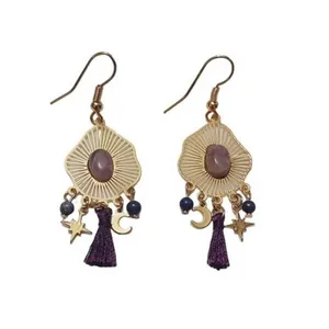 گوشواره زنانه آی ام مدل ماه و ستاره کد 01