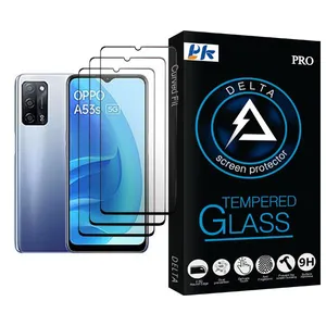 PK Delta Glass MIX003 Screen Protector For Oppo A53s 5G Pack Of 3