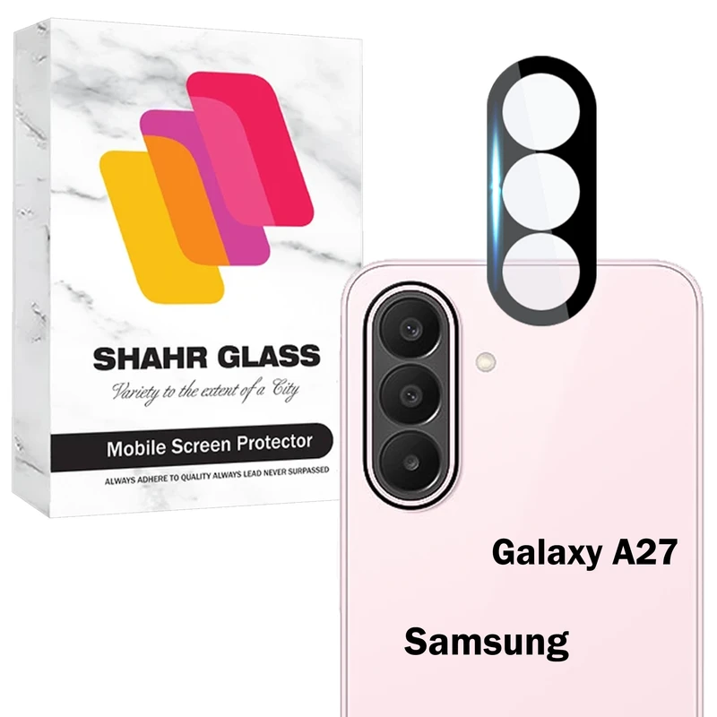 محافظ لنز دوربین شیشه‌ای شهر گلس مدل LFUD20 مناسب برای گوشی موبایل سامسونگ Galaxy A27