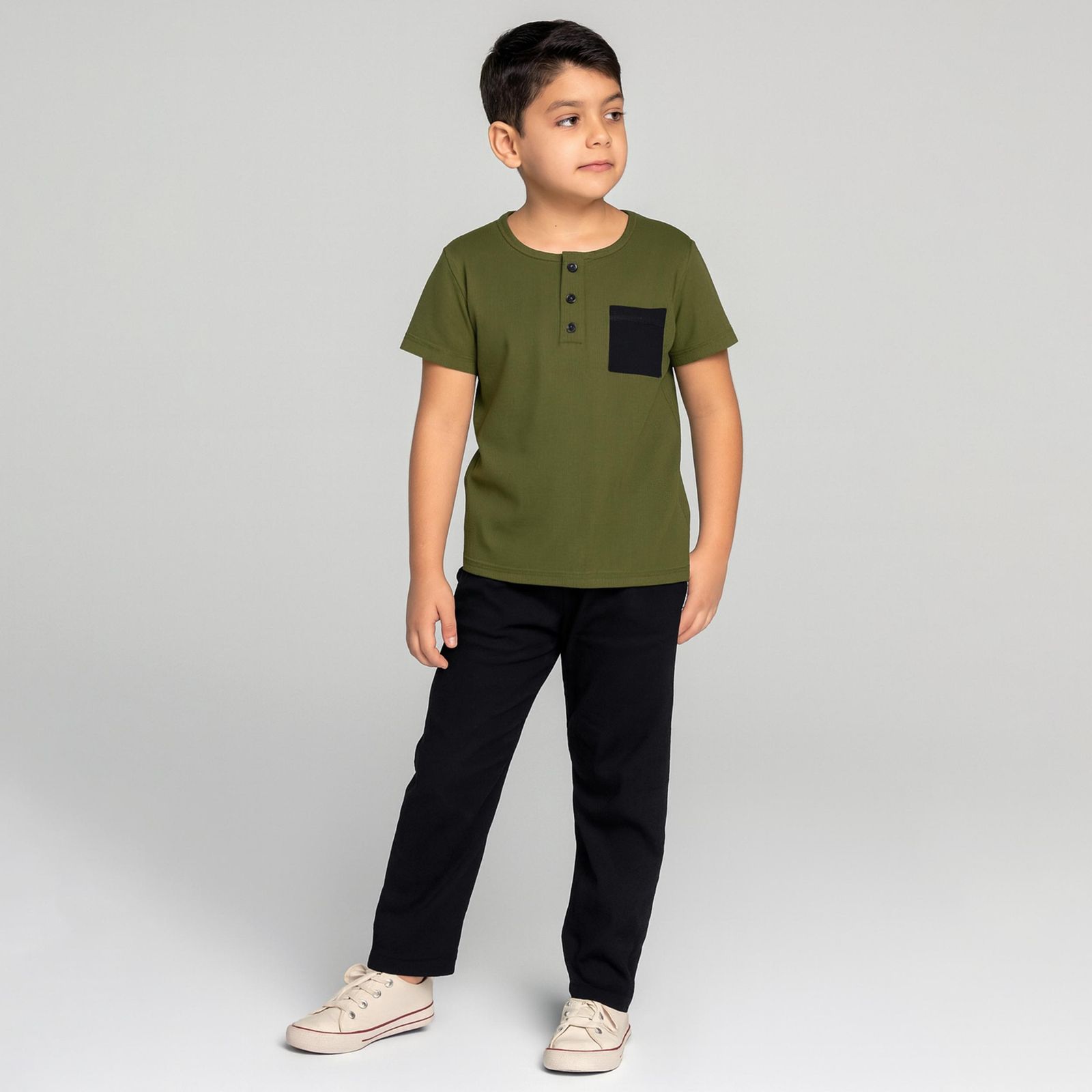 ست تی شرت و شلوار پسرانه مادر مدل Sivan - - 1