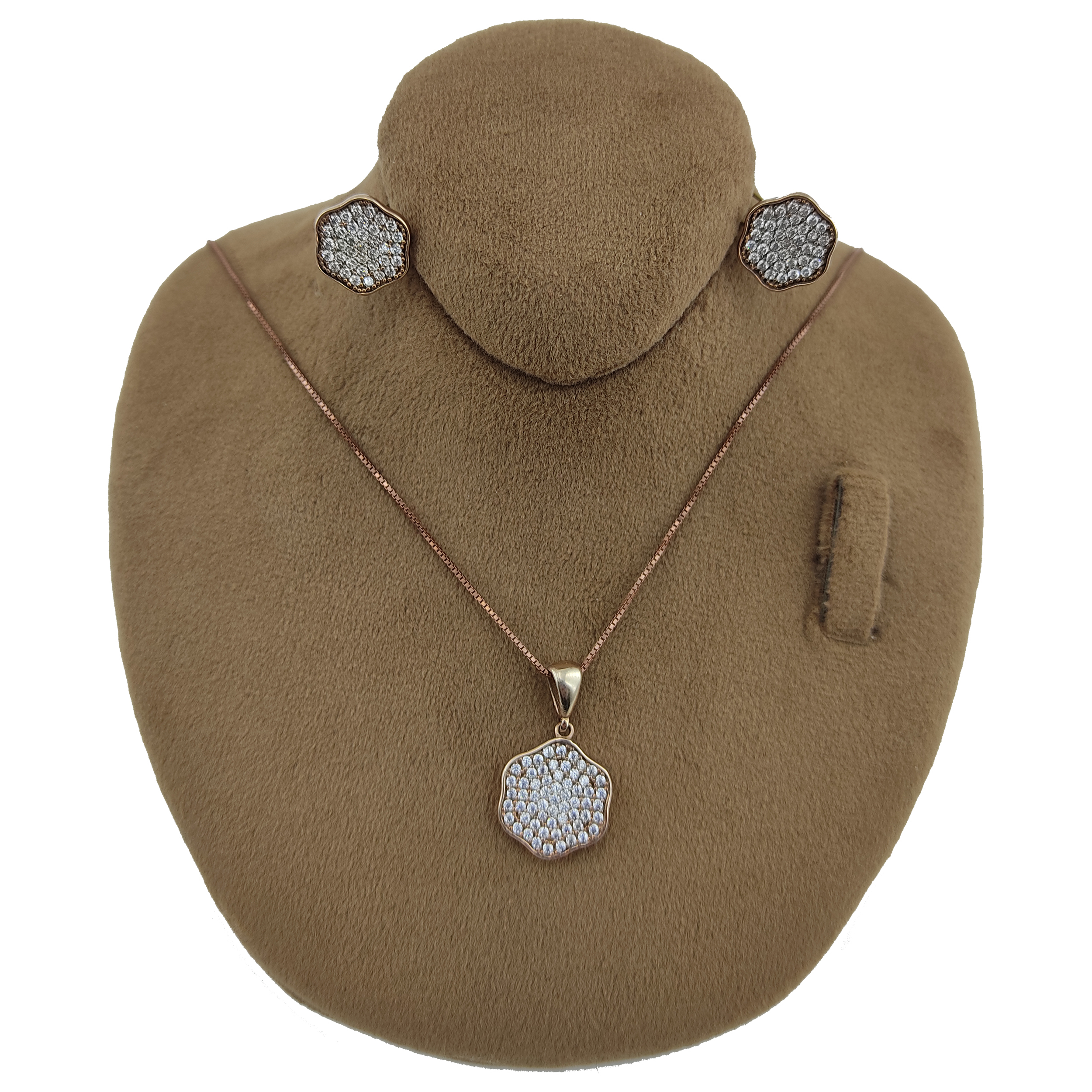 نیم ست نقره زنانه مدل 0199