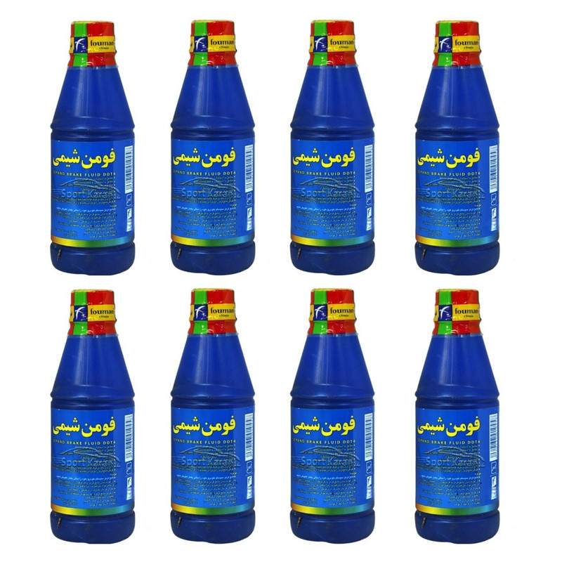 روغن ترمز خودرو فومن شیمی مدل Dot 4 حجم 250 میلی‌ لیتر بسته 8 عددی
