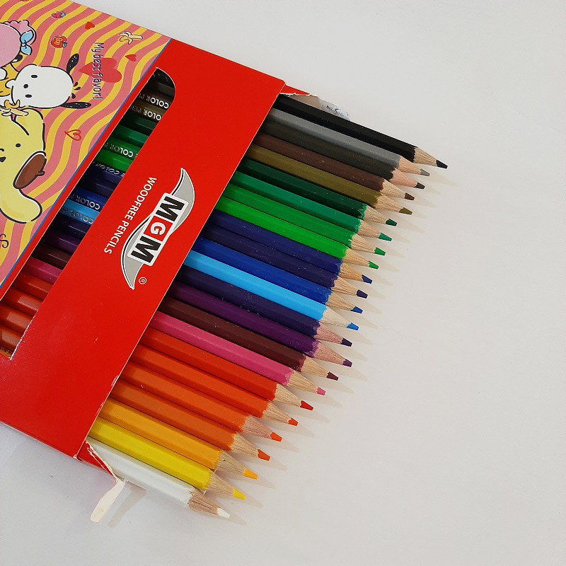 مداد رنگی 24 رنگ ام جی ام مدل t22