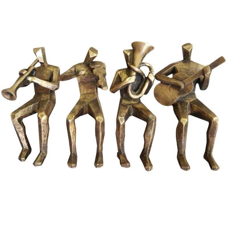 مجسمه مدل نوازنده نشسته کد 002 بسته 4 عددی