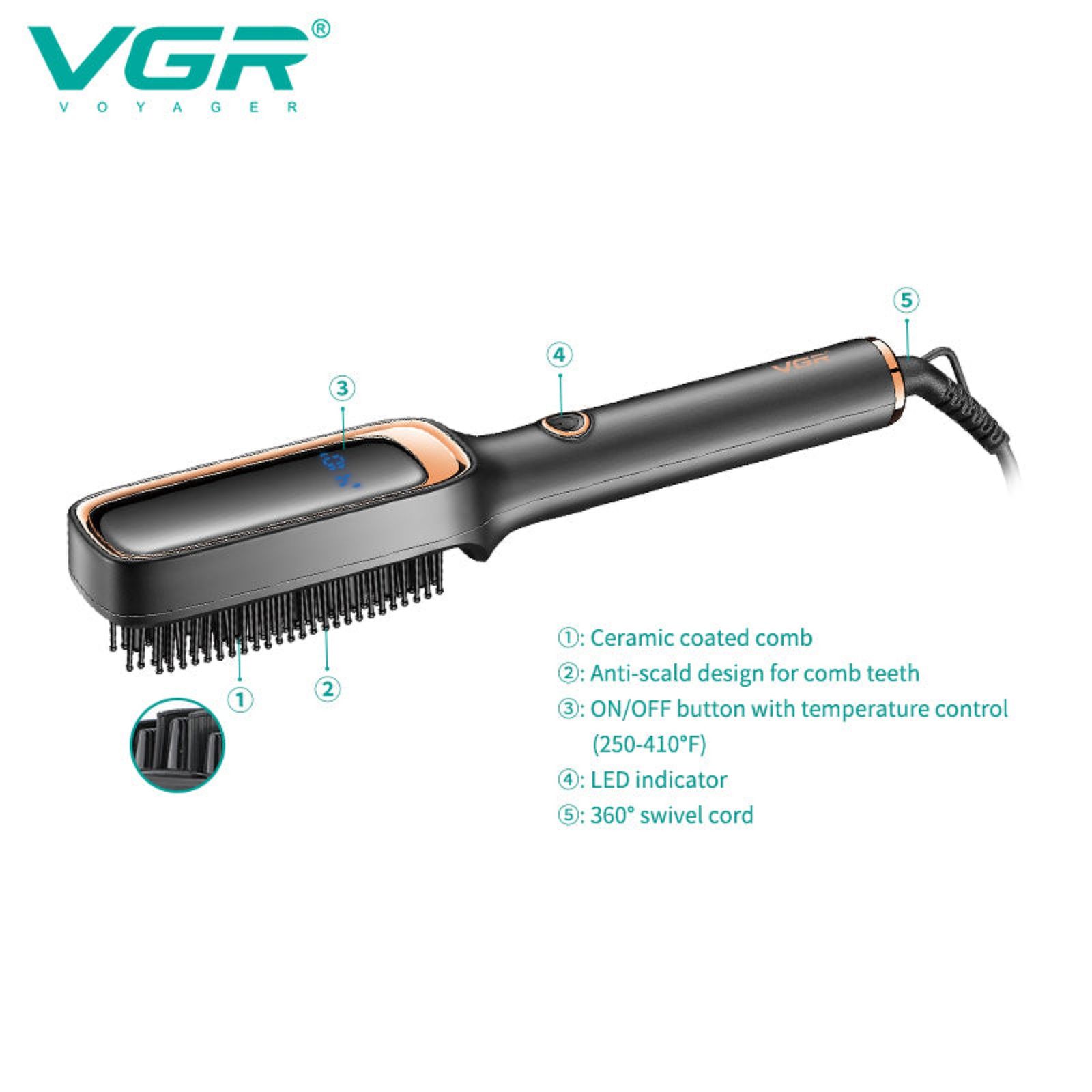 برس حرارتی وی جی ار مدل V-560 -  - 11
