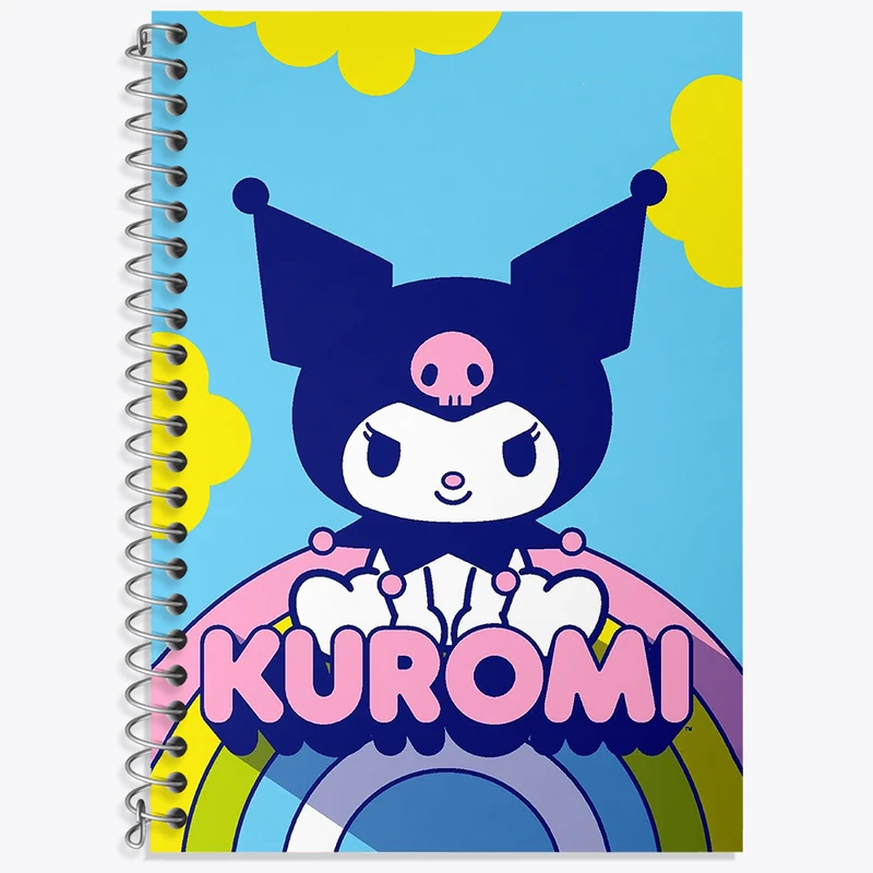 دفتر لغت 50 برگ خندالو طرح کرومی (Kuromi) کد N4226