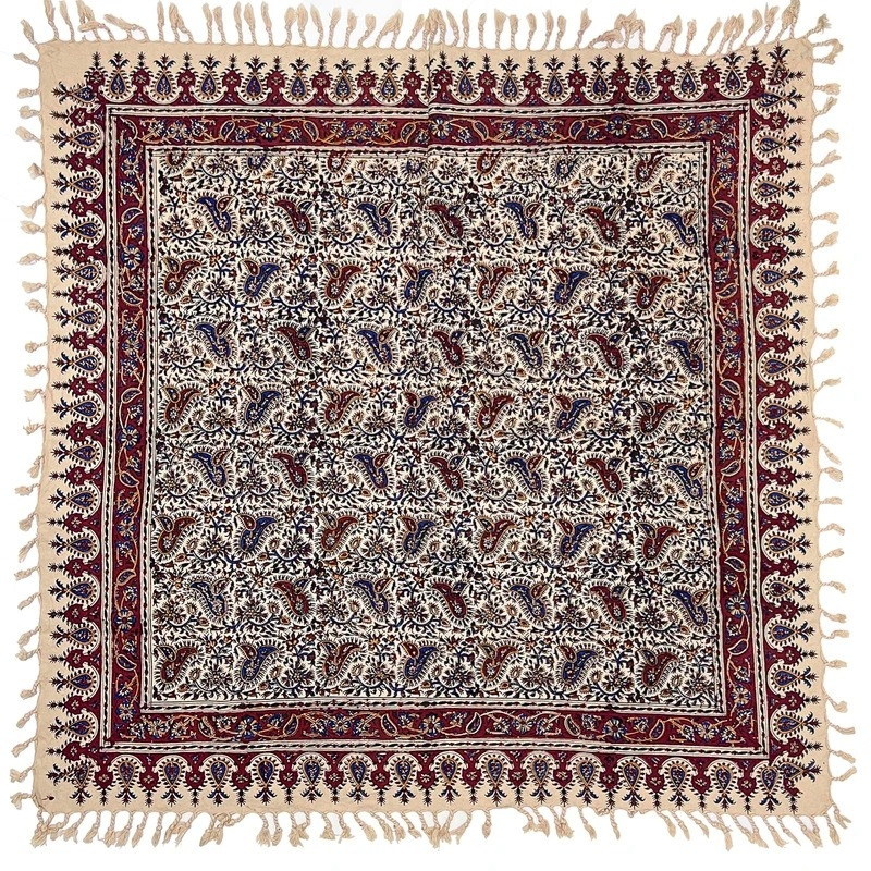 رومیزی قلمکار ممتاز طرح سلسله ای کد S120
