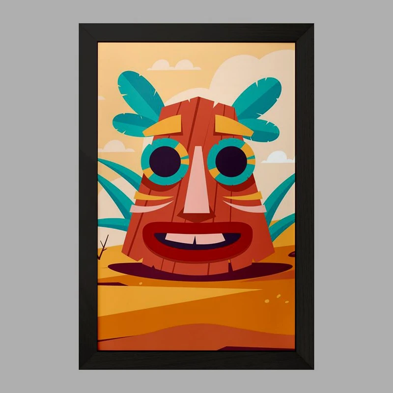 تابلو خندالو مدل آفریقا Africa کد 29834