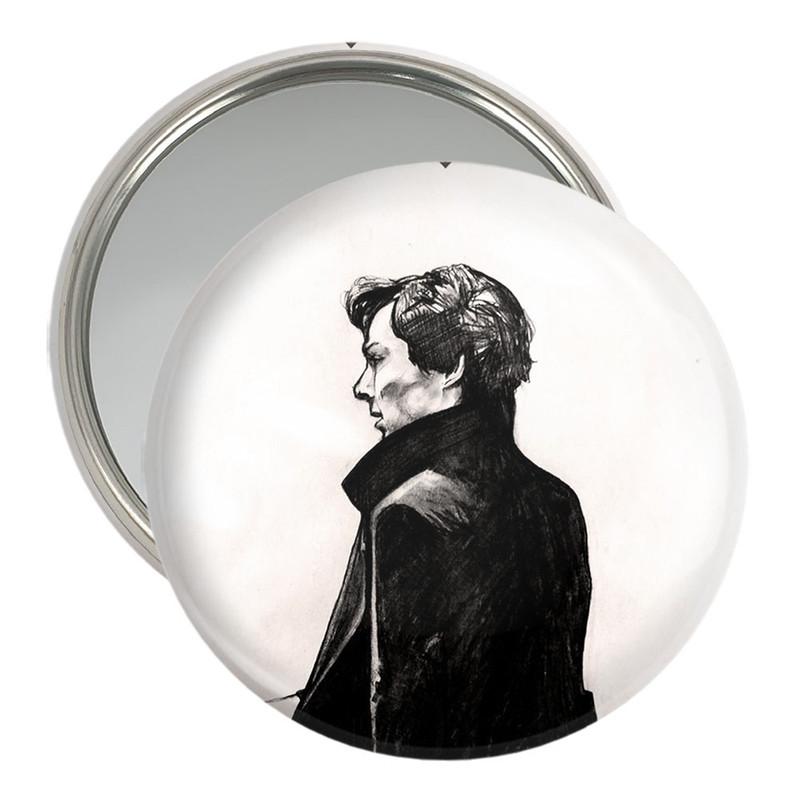 آینه جیبی خندالو مدل شرلوک هولمز Sherlock Holmes  کد 10161