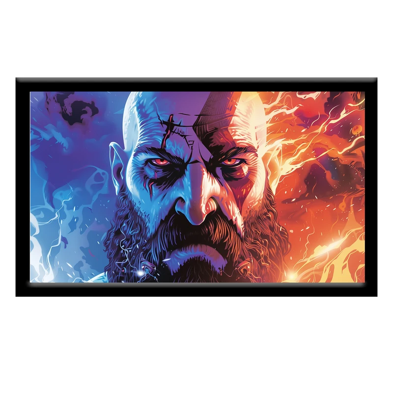 تابلو بکلیت طرح گیمینگ God of War Kratos مدل b1476